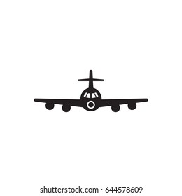 Aircraft  icon. Flat design.