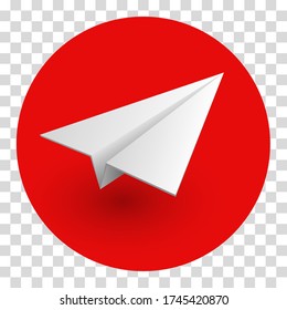 Aircraft icon. Graphic template. Vector illustration