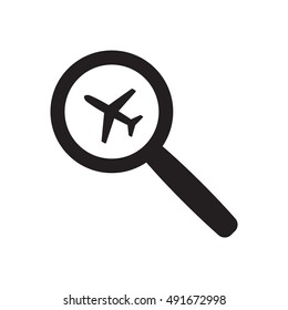 Aircraft    icon,  isolated. Flat  design.