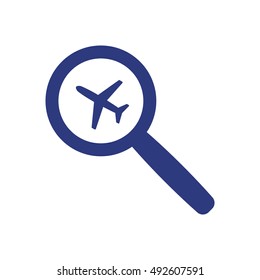 Aircraft    icon,  isolated. Flat  design.