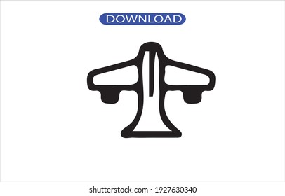 Symbol oder Logo für Luftfahrzeuge in hoher Auflösung