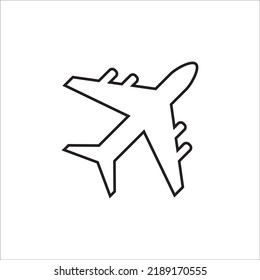 aircraft icon logo vector design