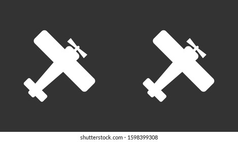 Aircraft icon Passenger air transportation. Airport Sign Flat Design. Airplane Icon Vector Template. Passenger air transportation.