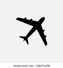 aircraft icon sign signifier vector