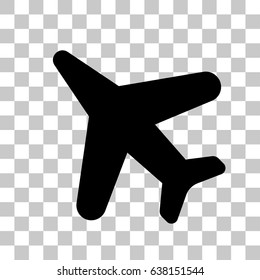 aircraft icon stock vector illustration flat design