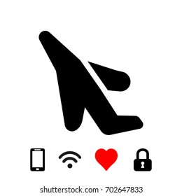 aircraft icon stock vector illustration flat design