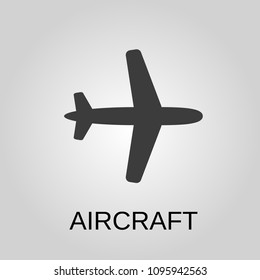 Aircraft icon. Aircraft symbol. Flat design. Stock - Vector illustration