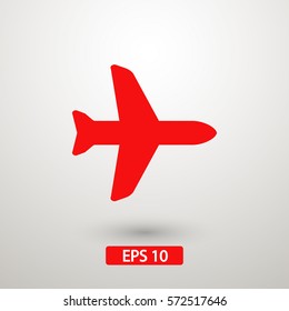 aircraft icon vector