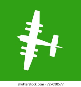aircraft icon vector
