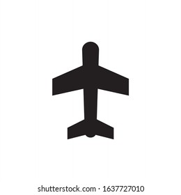 Aircraft icon vector. Air plane icon symbol design