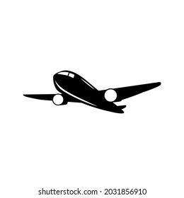 Aircraft icon vector. airplane illustration sign. plane symbol or logo.
