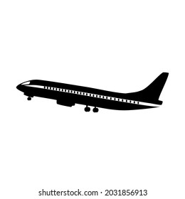 Aircraft icon vector. airplane illustration sign. plane symbol or logo.