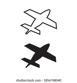 Aircraft Icon Vector. Aircraft Icon design vector illustration