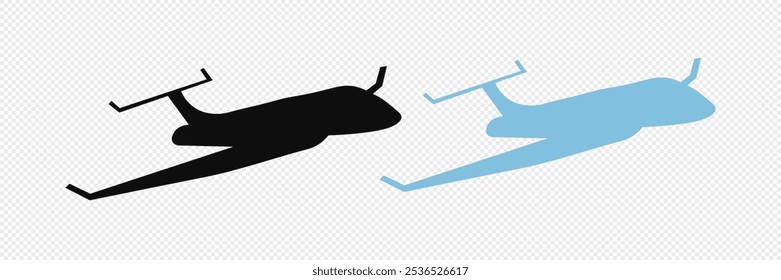 Aircraft icon vector set. Airplane illustration sign collection. Plane symbol or logo.