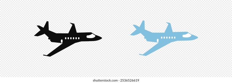 Aircraft icon vector set. Airplane illustration sign collection. Plane symbol or logo.