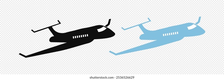 Aircraft icon vector set. Airplane illustration sign collection. Plane symbol or logo.