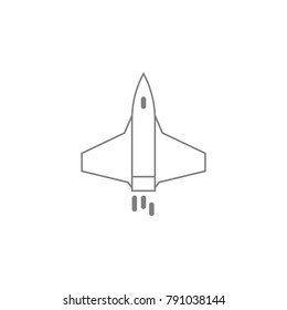 aircraft icon. Web element. Premium quality graphic design. Signs symbols collection, simple icon for websites, web design, mobile app, info graphics on white background