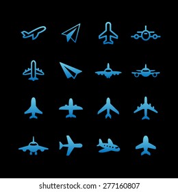 Iconos de aeronaves