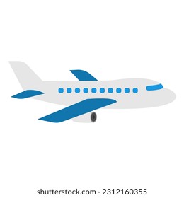 Aircraft linear icon. Airplane. Vector illustration.