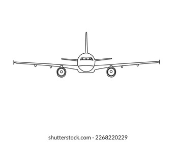 Aircraft make with vectors arts