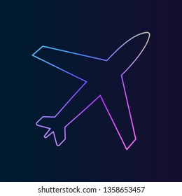 aircraft nolan icon. Simple thin line, outline vector of web, minimalistic icons for UI and UX, website or mobile application
