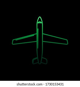 aircraft nolan icon. Simple thin line, outline vector of Airport icons for ui and ux, website or mobile application