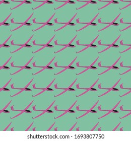Aircraft pattern, illustration, vector on white background