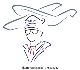 Luftfahrzeuge und Pilot