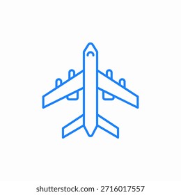 vetor de ícone de avião