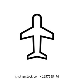 Aircraft, plane icon symbol design
