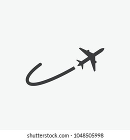 Aircraft Plane Vector Icon