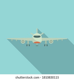 Aircraft repair plane icon. Flat illustration of aircraft repair plane vector icon for web design