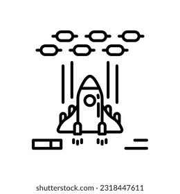 Aircraft Shooting Game icon in vector. Illustration