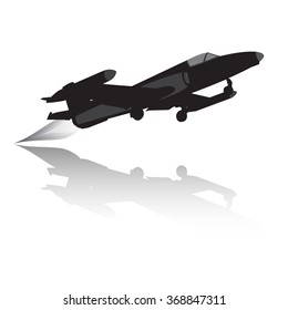 Aircraft silhouette 