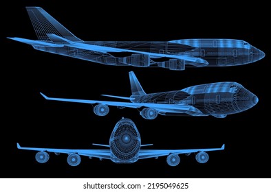 aircraft structure for scanning technology