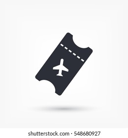 Aircraft ticket icon