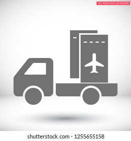 Aircraft ticket Vector icon