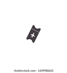 Aircraft ticket Vector icon . Lorem Ipsum Illustration design