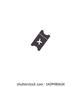 Aircraft ticket Vector icon . Lorem Ipsum Illustration design