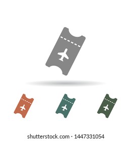Aircraft ticket Vector icon . Lorem Ipsum Illustration design