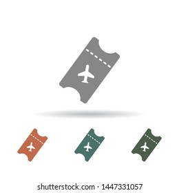 Aircraft ticket Vector icon . Lorem Ipsum Illustration design