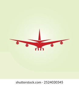 Aircraft trendy artwork beautiful abstract vector illustration colorful useful design.eps