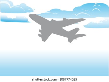 aircraft vector drawing, passenger vector drawing, Turkish Airlines