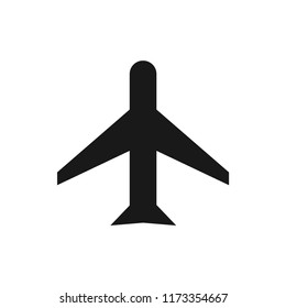 aircraft vector icon 10 eps