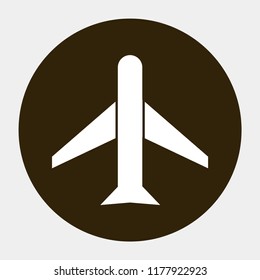 aircraft vector icon 10 eps