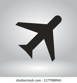 aircraft vector icon 10 eps