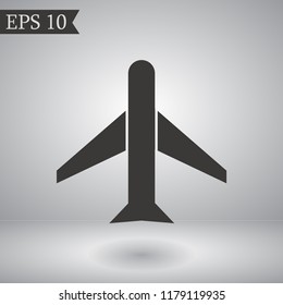 aircraft vector icon 10 eps
