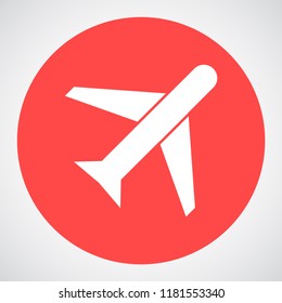 aircraft vector icon 10 eps