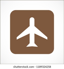 aircraft vector icon 10 eps