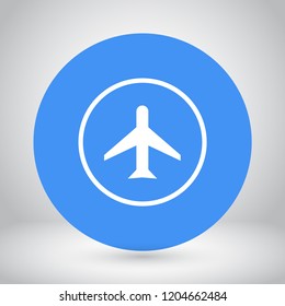 aircraft vector icon 10 eps